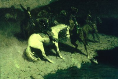 燃烧吧》，1907年。 作者 弗雷德里克·雷明顿