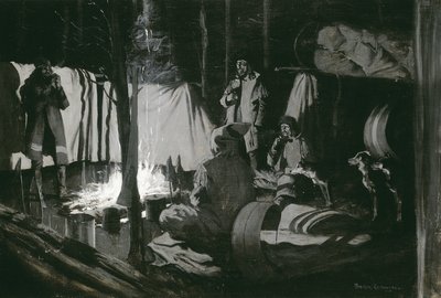 1895年第一和最佳旅行营 作者 弗雷德里克·雷明顿