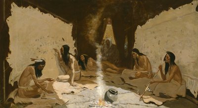 部落历史学家，1890-99年 作者 弗雷德里克·雷明顿
