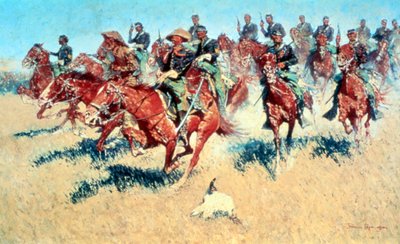 在南方平原上，1907年 作者 Frederic Remington
