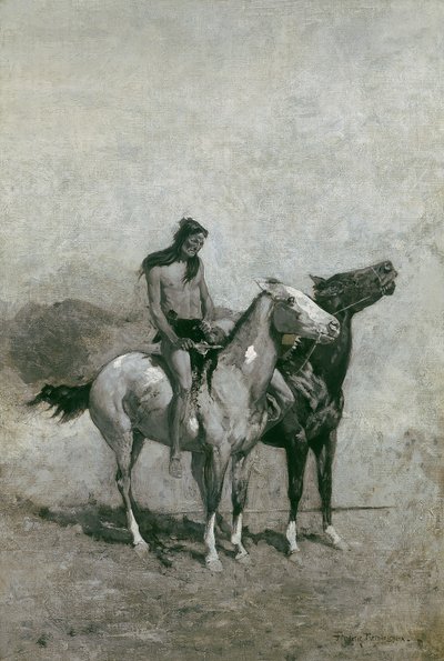 食火者在公元1900年左右将受害者杀死 作者 弗雷德里克·雷明顿
