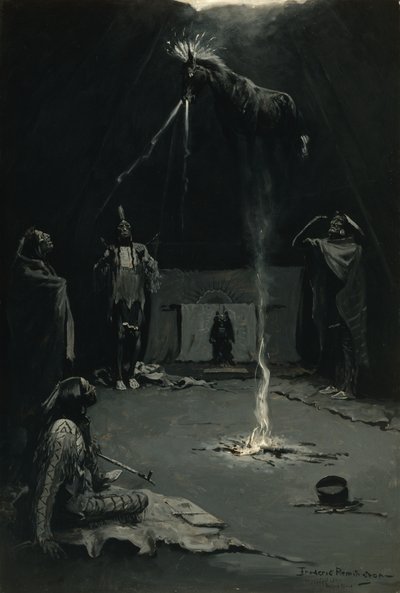 医药之马（印度火神）1897年 作者 弗雷德里克·雷明顿
