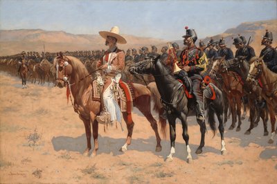 墨西哥少校》，1889年。 作者 弗雷德里克·雷明顿