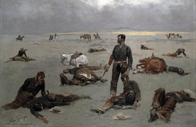什么是无品牌的牛有成本，1895年 作者 弗雷德里克·雷明顿