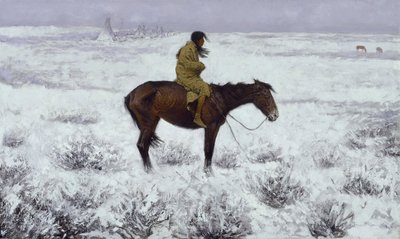 牧群男孩，1905年 作者 弗雷德里克·萨克德里德·雷明顿