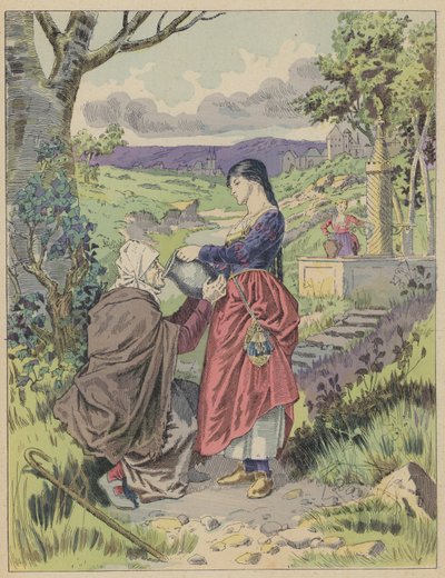 Les Fees，仙女（彩色石版画） 作者 弗雷德里克·西奥多（后）里克斯