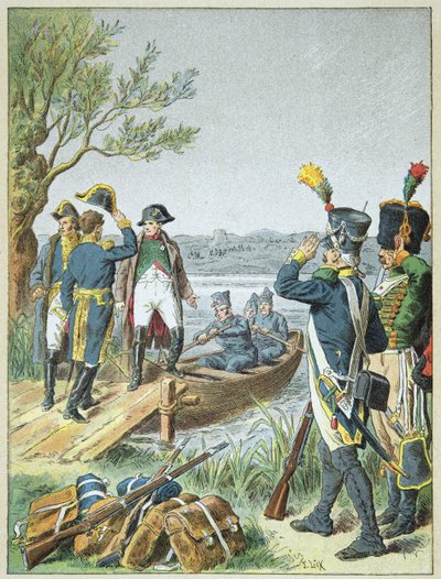 Napoleon Bonaparte and Massena on the de Lobau after the Battle of Essling, May 22 作者 弗雷德里克·西奥多·利克斯