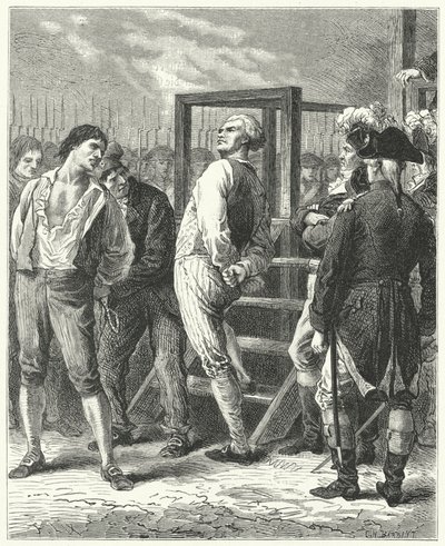 乔治·丹顿的死刑，1794年 作者 弗雷德里克·西奥多·利克斯