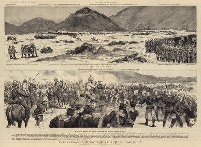 Soudan，塔马西战役，3月13日 作者 Frederic Villiers