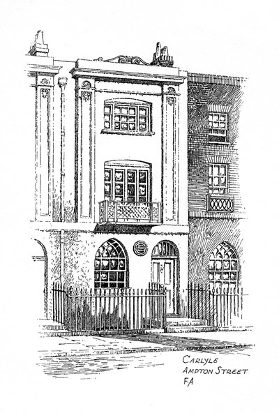 托马斯·卡莱尔斯（Thomas Carlyles）住宅，安普顿街，伦敦，1912年 作者 弗雷德里克·阿科克（Frederick Adcock）