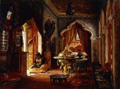 1879年在塞拉格里奥内 作者 Frederick Arthur Bridgman