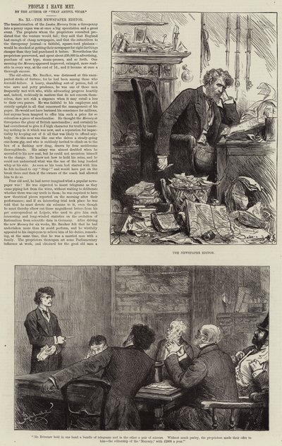 我见过的人，报纸编辑 作者 Frederick Barnard