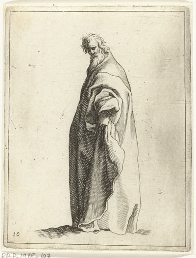 老人
15 个小人物（系列名称） 作者 Frederick Bloemaert (可能)