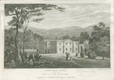 阿米蒂奇公园：版画，[c 1830] 作者 弗雷德里克·卡尔弗特（Frederick Calvert）