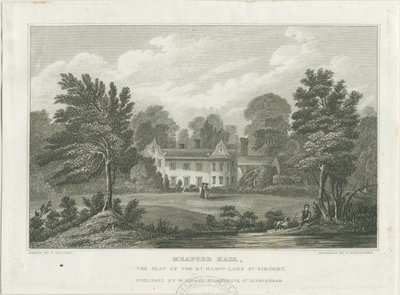 米福德·霍尔（Meaford Hall）：版画，[[百分之19中旬] 作者 弗雷德里克·卡尔弗特（Frederick Calvert）