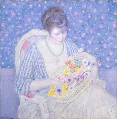 花篮，c.1913-17 作者 弗雷德里克·卡尔·弗里泽克