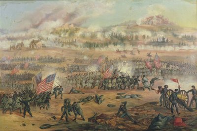 弗雷德里克斯堡战役于1862年12月13日 作者 弗雷德里克·卡瓦达（Frederick Cavada）