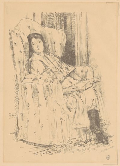 Deshabille, 1918. 作者 弗雷德里克·柴尔德·哈萨姆