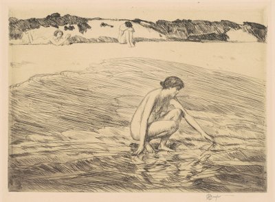 高潮，蒙托克，1922年。 作者 弗雷德里克·柴尔德·哈萨姆