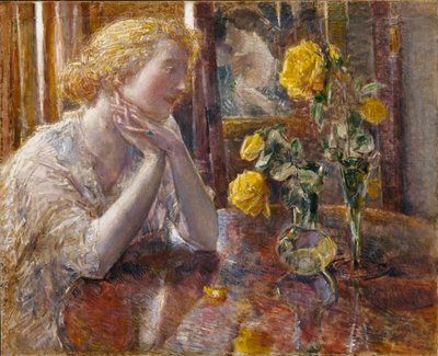 尼尔-罗斯侯爵（Maréchal Niel Roses），1919年。 作者 弗雷德里克·柴尔德·哈萨姆