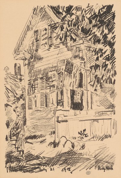 勤务旗，1918年。 作者 弗雷德里克·柴尔德·哈萨姆