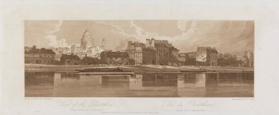 万神殿的景观，取自 Arseal 1803； 图版 12 来自《巴黎风景》，该图版的伊曼纽尔卷描摹 1981.25.2621 作者 老弗雷德里克·克里斯蒂安·刘易斯