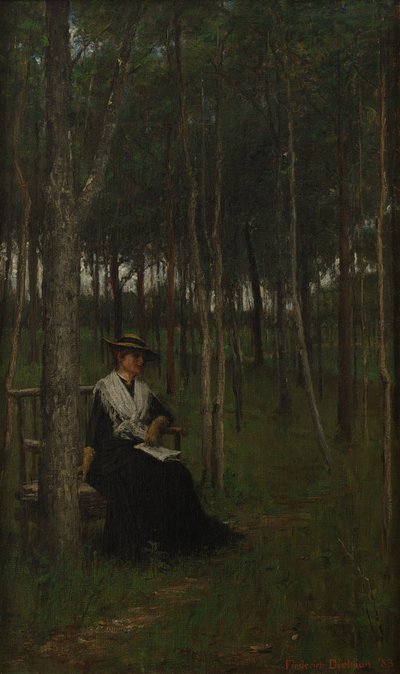 遐想，1883年 作者 弗雷德里克·迪尔曼
