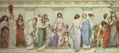 伟大的古代女性：Miriam，Rebecca，Semiramis，Penelope，Sappho，Cleopatra，Cornelia，Phryne，Aspasia，Helen，Atalanta，Imogen和Boadicea 作者 弗雷德里克·达德利·瓦伦