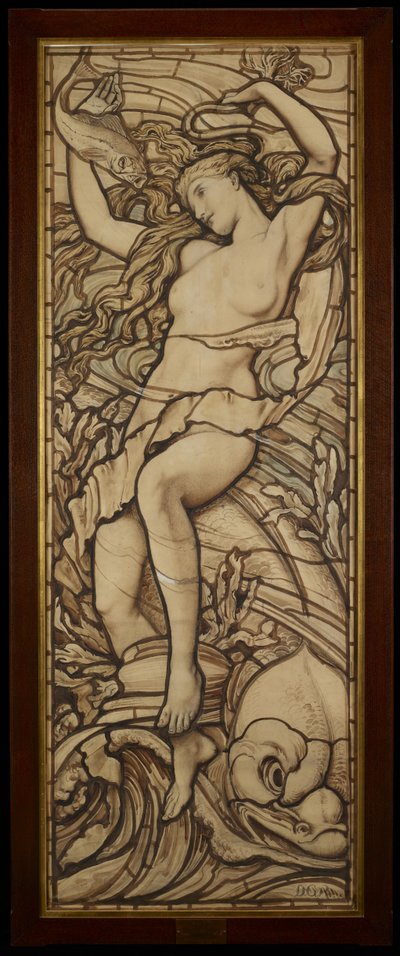 水，来自“四要素”系列，c.1888-89 作者 弗雷德里克·史密斯