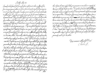 英格兰国王查理一世给奥蒙德公爵的信，1645年1865年。 作者 弗雷德里克·乔治·内瑟克里夫特