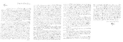 塞缪尔·佩皮斯（Samuel Pepys）给约翰·杰克逊（John Jackson）的信，1700年，1865年。 作者 弗雷德里克·乔治·内瑟克里夫特