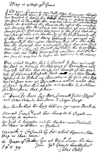 泰特斯·奥茨（Titus Oates）给博尔顿公爵的信，1694年1865年。 作者 弗雷德里克·乔治·内瑟克里夫特