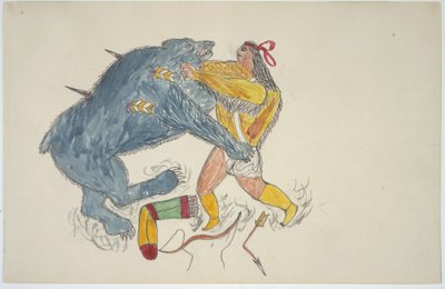 人与熊 作者 弗雷德里克·格克里兹（Frederick Gokliz）