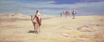 沙漠中的阿拉伯人 作者 Frederick Goodall