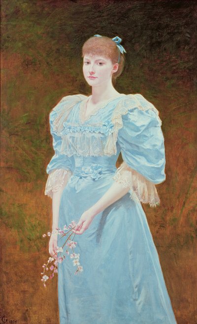 里加 - 他的女儿，1894年 作者 弗雷德里克·古德尔