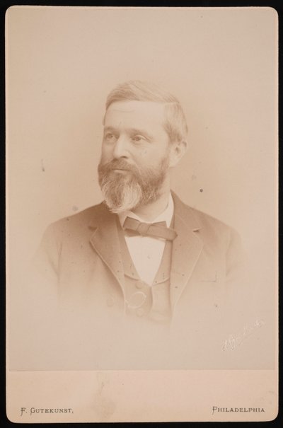 Horatio Curtis Wood, Jr.1841-1920的肖像，1889年。 作者 Frederick Gutekunst