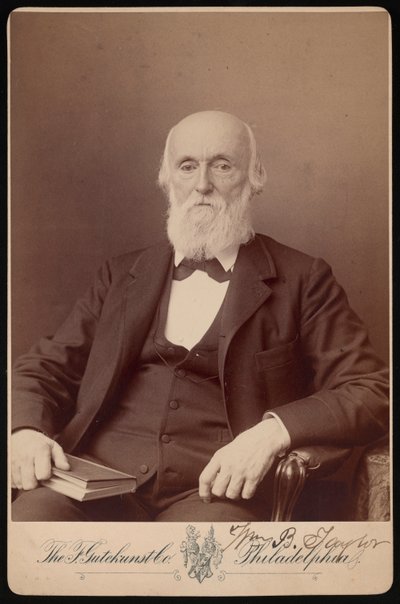威廉-鲍尔-泰勒1821-1895年的肖像，1893年4月。 作者 弗雷德里克·古特肯斯特