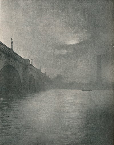 滑铁卢桥，1877年 作者 弗雷德里克·霍利尔