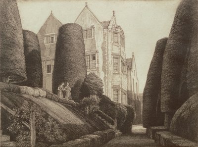 Owlpen Manor，1931 作者 弗雷德里克·兰瑟（Frederick Landseer）莫尔·格里格斯（Maur Griggs）