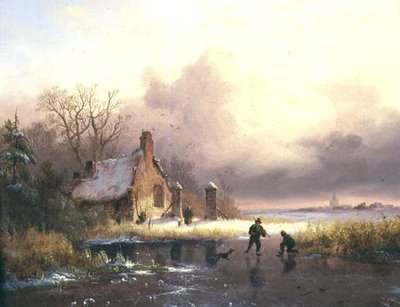 冬季景观 作者 Frederick Marianus Kruseman