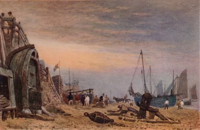 布莱顿海滩，阴霾清除，c1820 作者 弗雷德里克·纳什（Frederick Nash）