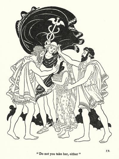 "你也不要带走她"（石版画） 作者 弗雷德里克·理查森