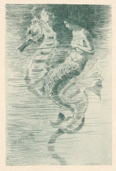 美人鱼 作者 Frederick Stuart Church