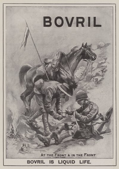 广告，Bovril（雕刻）。 作者 弗雷德里克·威廉·伯顿
