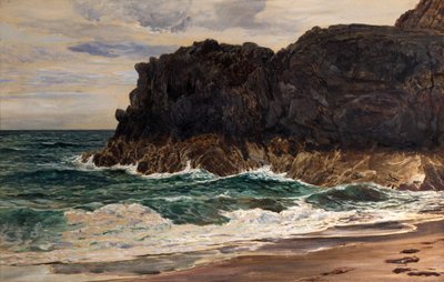 灯塔岩石，Llanddwyn，北威尔士 作者 弗雷德里克·威廉·海斯