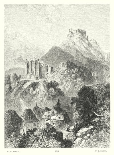 拜伦勋爵的 Childe Harold，Canto III，Stanza 46（雕刻） 作者 弗雷德里克·威廉·赫尔姆