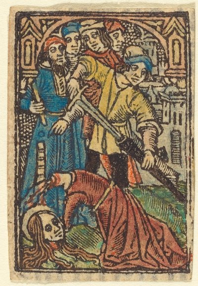 圣凯瑟琳的斩首（？） 作者 法国 15 世纪