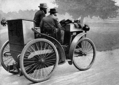 1895: the French industrialist Edouard Michelin (1859-1940) team “l