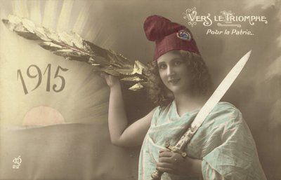 1915年，走向胜利，为祖国 作者 法国摄影师