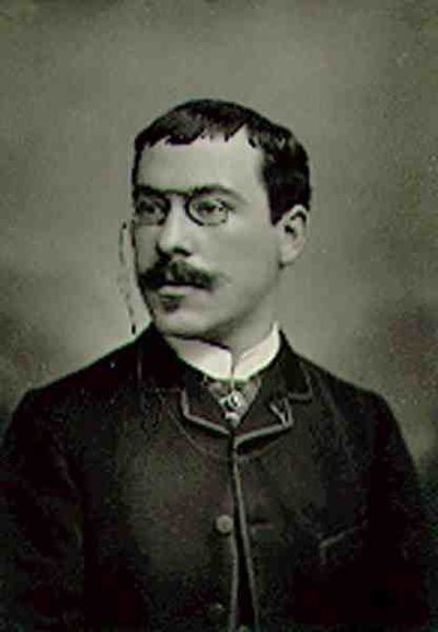 阿尔弗雷德-欲望-兰森（1851-98），来自 "当代画廊"，约1874-78（黑白照片）。 作者 法国摄影师